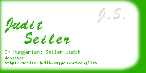 judit seiler business card